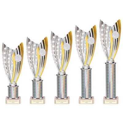 Glamstar Plastic Trophy In Silver
