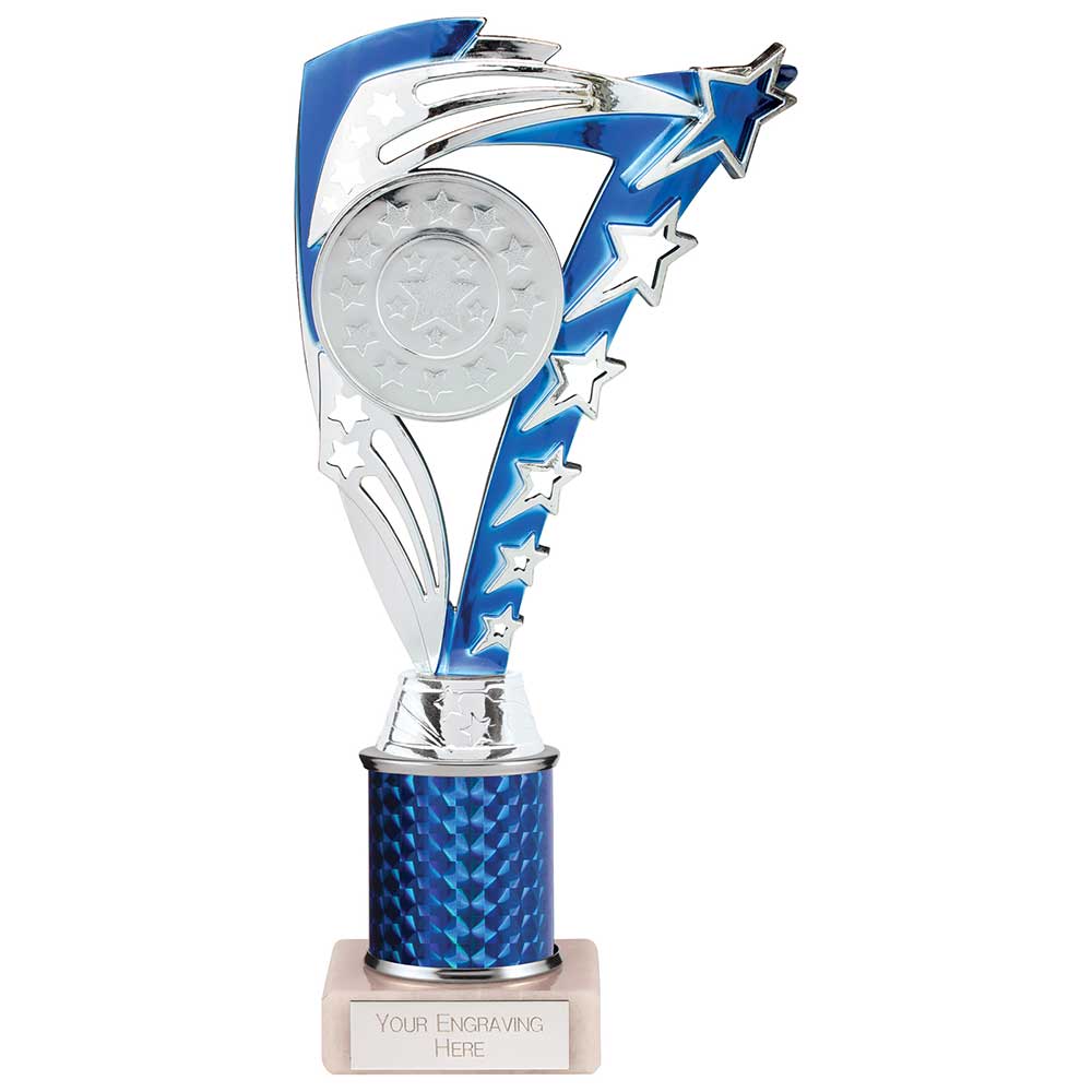 Frenzy Multisport Tube Trophy - Silver & Blue