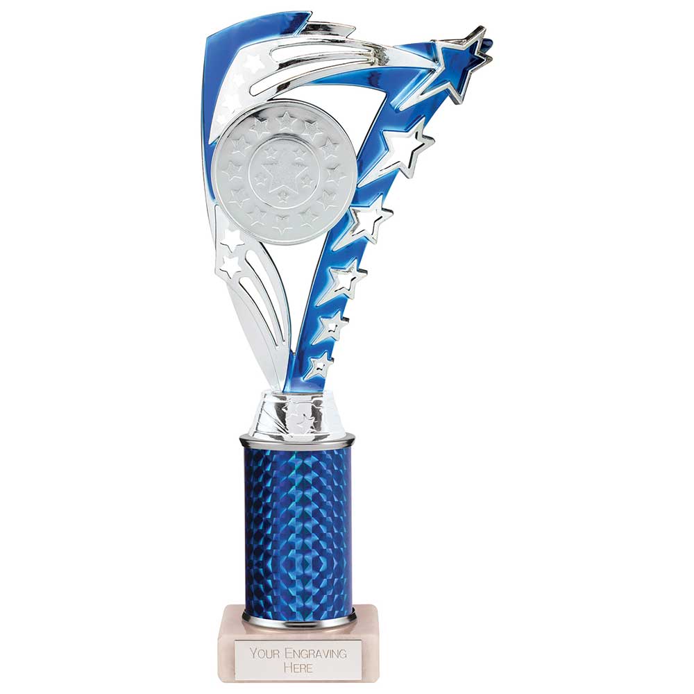 Frenzy Multisport Tube Trophy - Silver & Blue