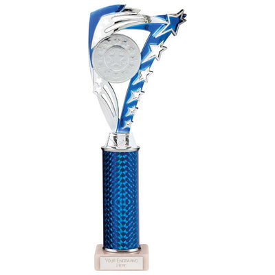 Frenzy Multisport Tube Trophy - Silver & Blue