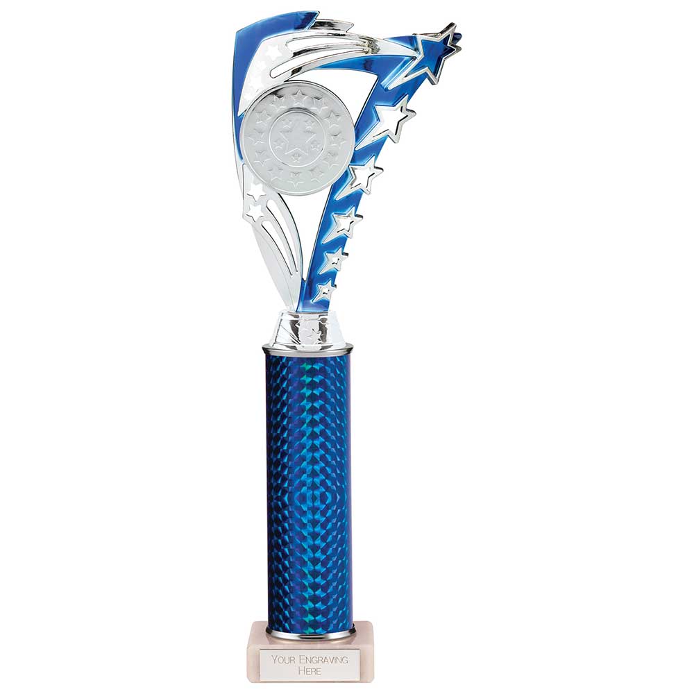 Frenzy Multisport Tube Trophy - Silver & Blue