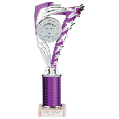 Frenzy Multisport Tube Trophy - Silver & Purple