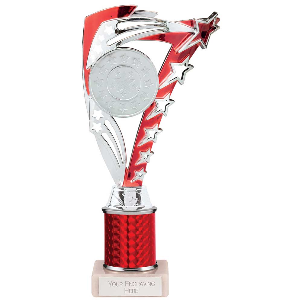 Frenzy Multisport Tube Trophy - Silver & Red