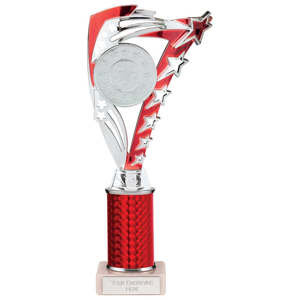 Frenzy Multisport Tube Trophy - Silver & Red