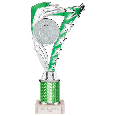 Frenzy Multisport Tube Trophy - Silver & Green