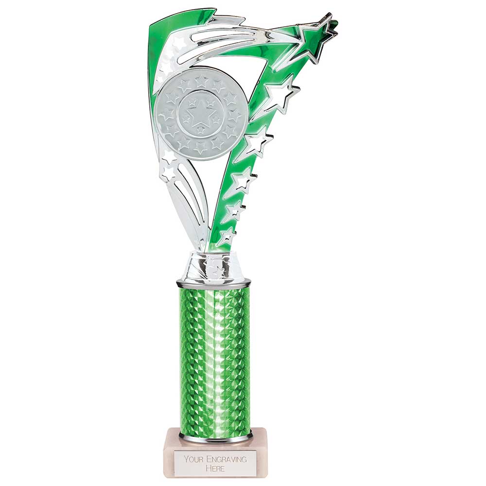 Frenzy Multisport Tube Trophy - Silver & Green