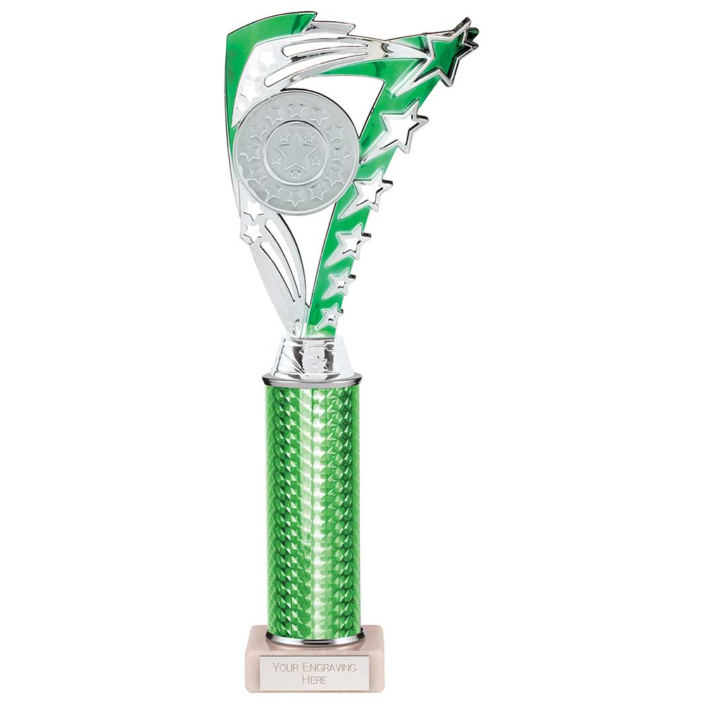 Frenzy Multisport Tube Trophy - Silver & Green