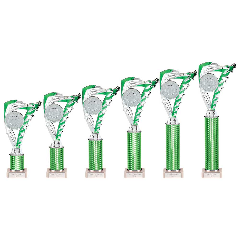 Frenzy Multisport Tube Trophy Silver Green