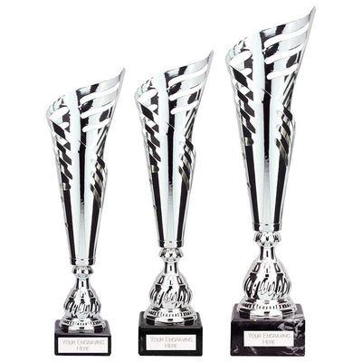 Atlantis Laser Cut Trophy Cup - Silver 