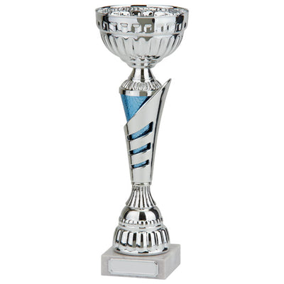 Vanquish Silver Blue Trophy Cup