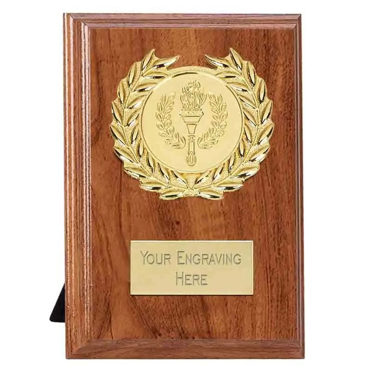 Walnut Plaque Award Wessex Wood Trophy