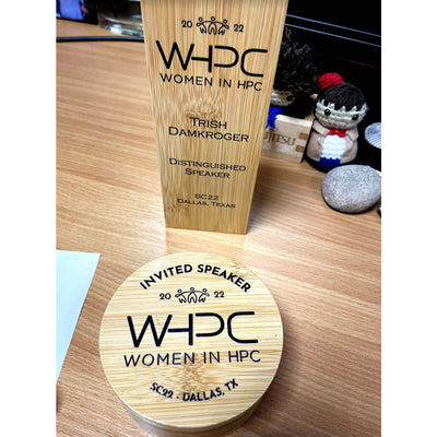 Bamboo Wooden Pillar Block Award