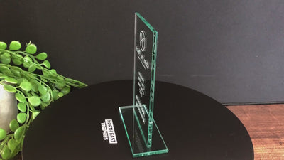 Jade Warrior Glass Award Corporate Trophy