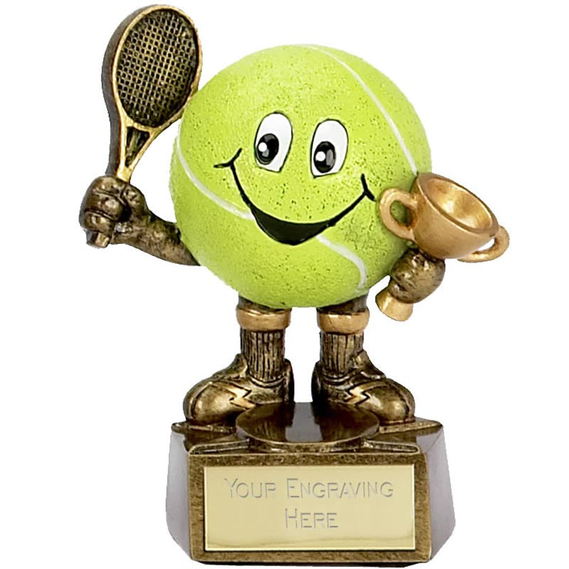 Novelty Tennis Ball Trophy Fun Tennis Award