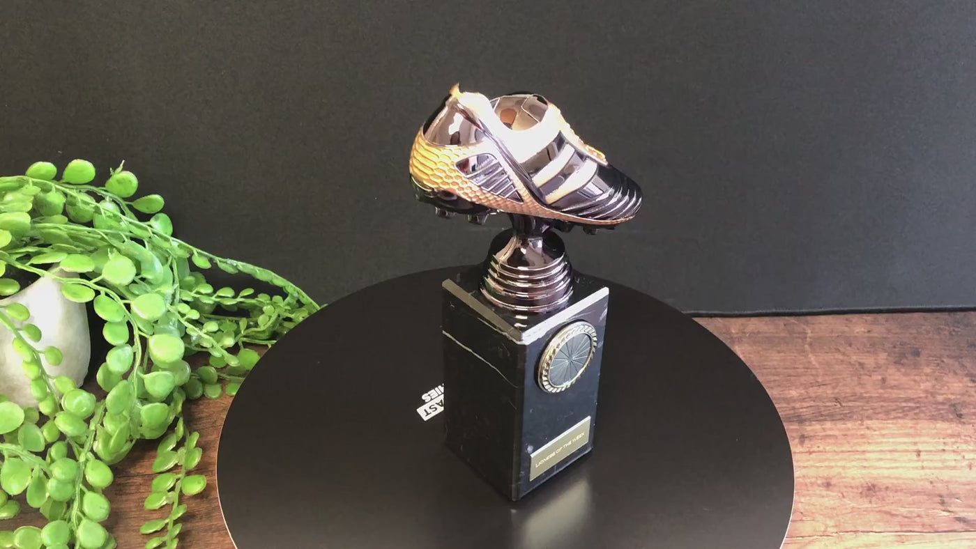 Football Boot Trophy Black Viper Legend Award