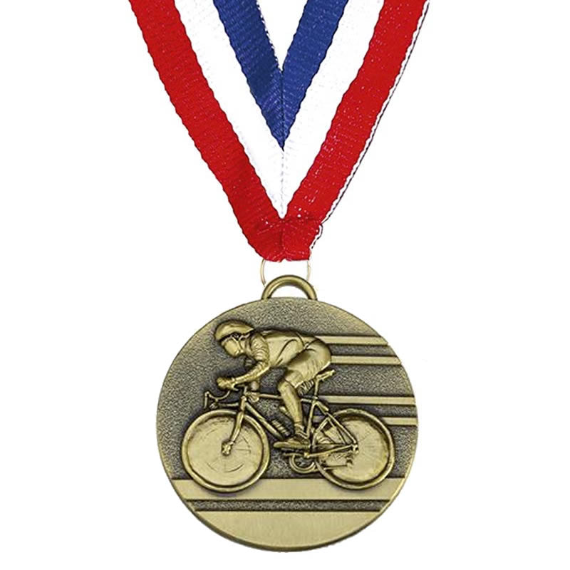 Bronze Target Cycling Medal 5cm