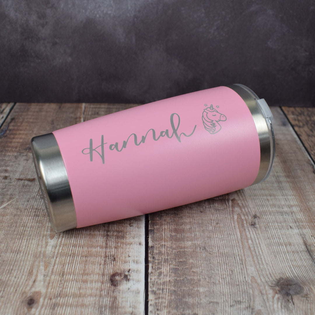 Personalised Travel Mug Metal Coffee Hot or Cold 500ml – North