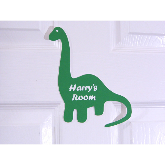 Personalised Dinosaur Childrens Door Sign