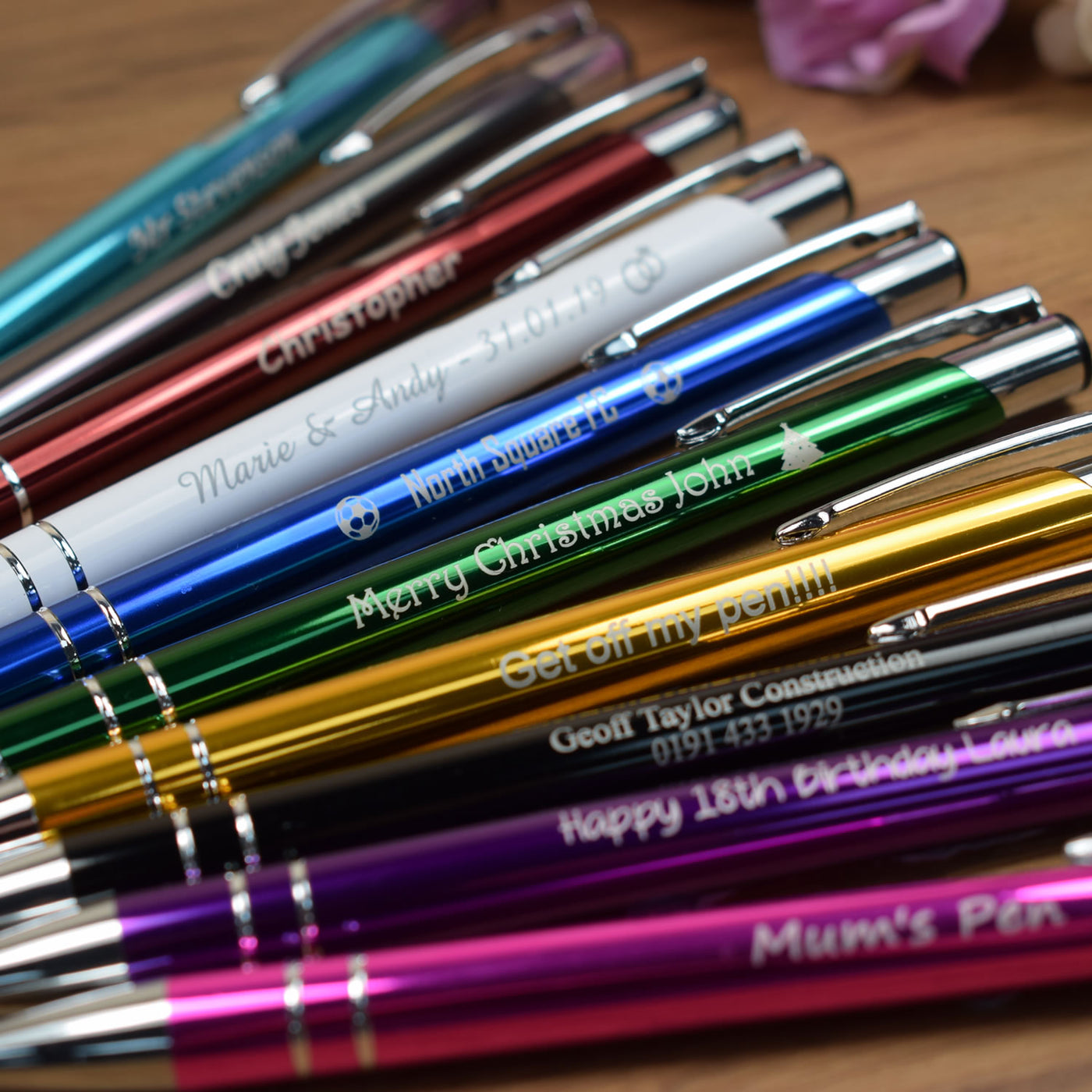 Promotional Promo Pens Engraved Eleem Metal Ballpoint Pens
