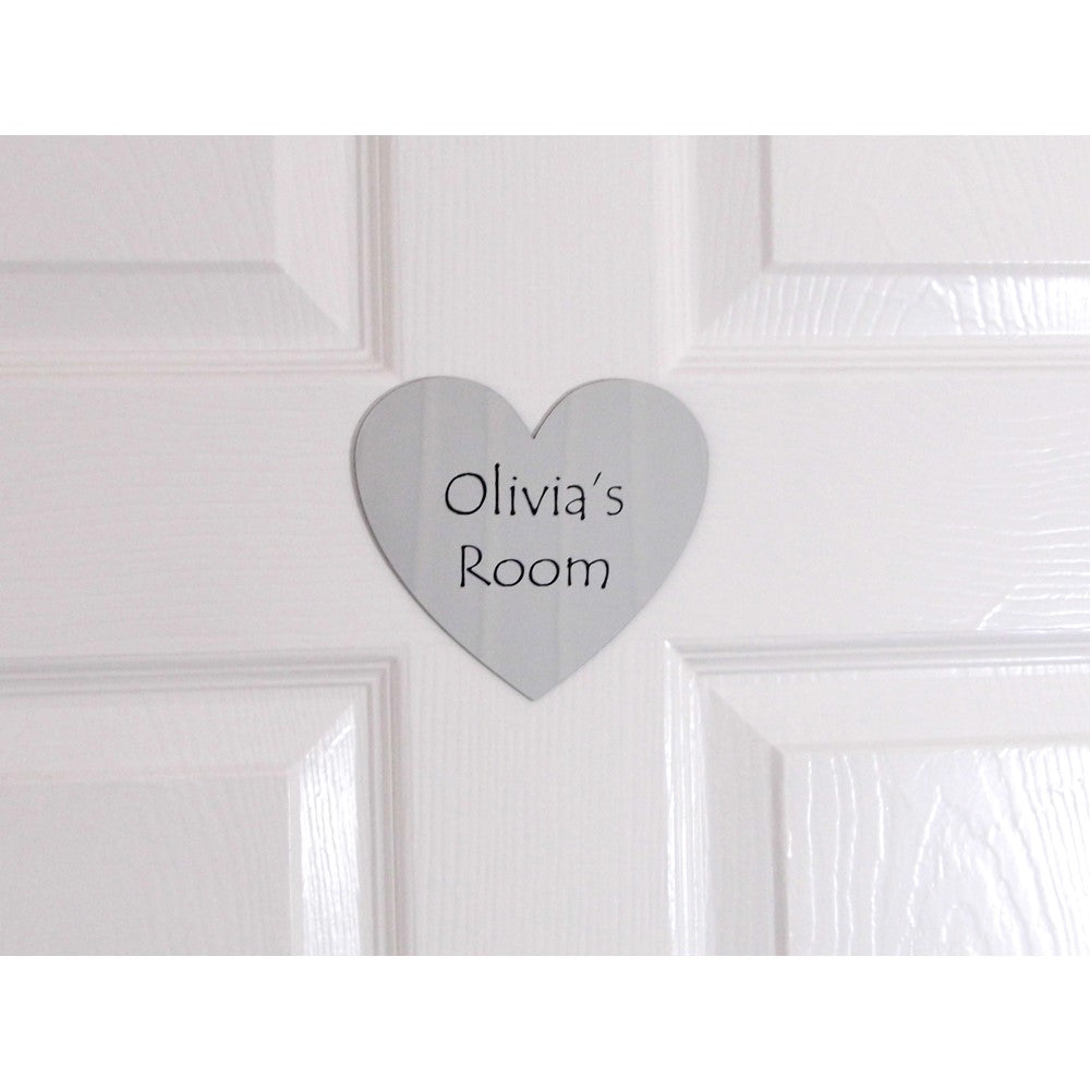 Personalised Heart Childrens Door Sign