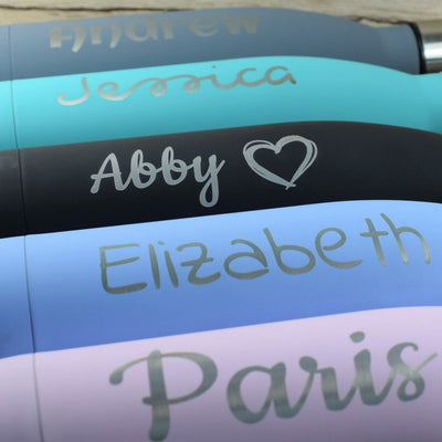 Personalised Water Bottle - Engraved Insulated Metal Bottle