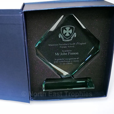 Accord Jade Crystal Diamond Award Trophy
