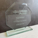 Jade Oblivion Crystal Glass Award Trophy