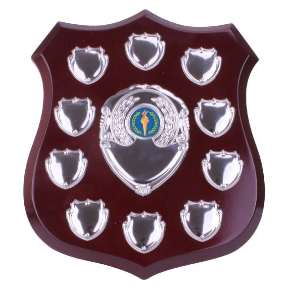 Illustrious Annual Shield Award with 10 Side Shields