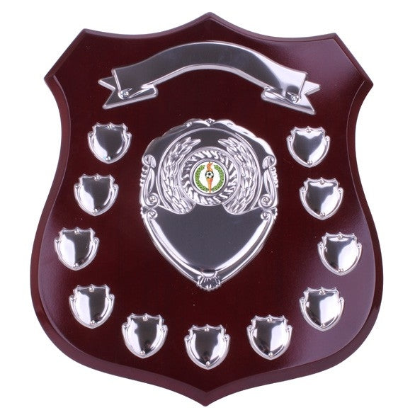 Illustrious Annual Shield Award with 11 Side Shields