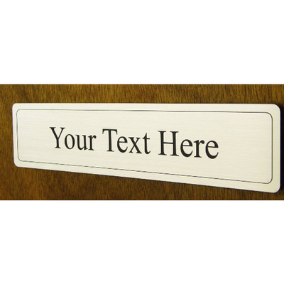 Personalised Metallic Door Sign