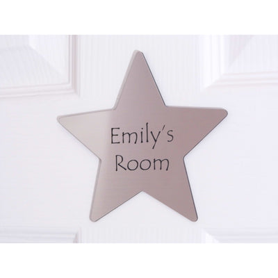 Personalised Star Childrens Door Sign